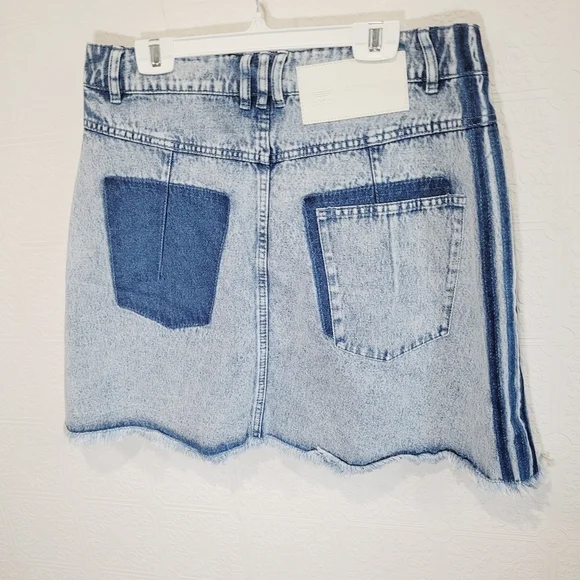 Adidas X KSENIASCHNAIDER Denim Fray Mini Skirt - Picture 5 of 8